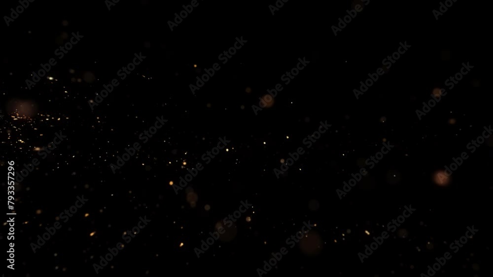 Poster 4k bokeh lights. holiday motion background. glowing particle abstract. 2160p 60fps. exploding partic