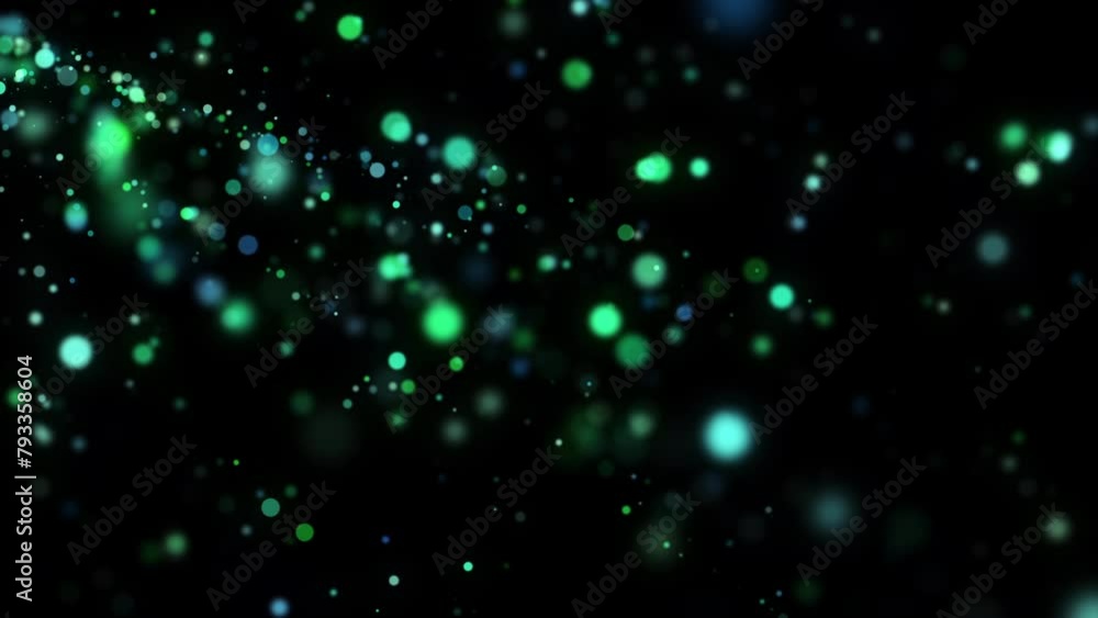 Poster 4k bokeh lights. holiday motion background. glowing particle abstract. 2160p 60fps. exploding partic