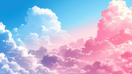Anime Atmosphere: Capturing the Essence of Clouds Through Manga Artistry