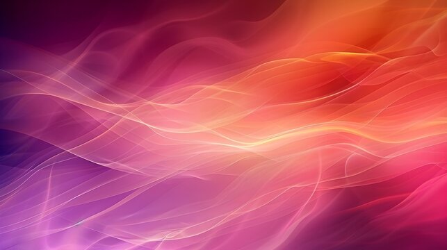 Vibrant Colorful Abstract Wallpaper with Waves