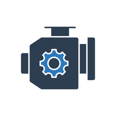 Engine Icon Sign Symbol