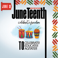 Juneteenth National Independence Day) is a federal holiday in the United States commemorating the ending of slavery in the United States. as it is celebrated on the anniversary of June 19, 1865