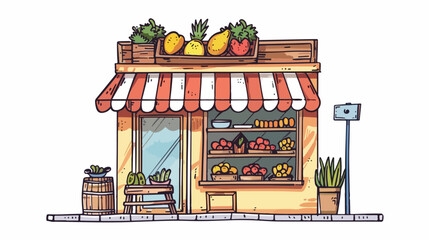 illustration Vector graphic of store icon. 