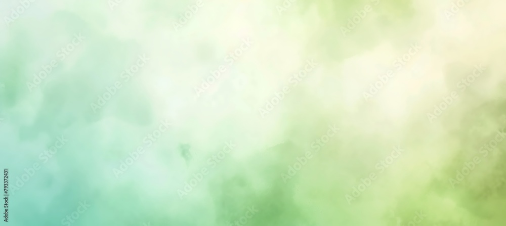 Poster tranquil green and blue gradient: a subtle blend of soft tones creating a serene atmosphere