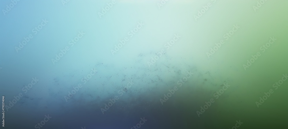 Poster subtle shades of green and blue merge in soft gradient, inviting serenity and calmness into the visu