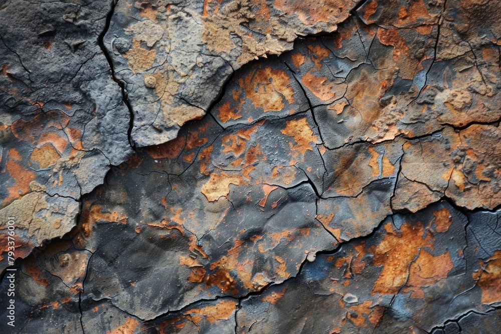 Poster textured tapestry: exploring the intricate surface of a captivating rock.
