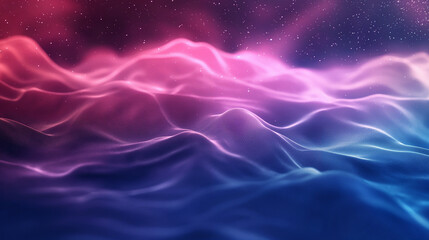 Obraz premium background with abstract pink and blue waves