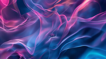 Fototapeta premium background with abstract pink and blue waves