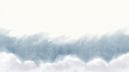 Fototapeta na wymiar Winter Frost Wave Wallpaper. Generative AI.