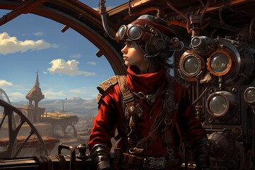 Steampunk Illustrations for Graphic Novel