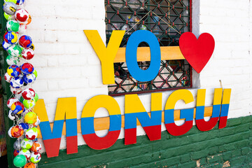 Mongui, Boyaca - Colombia. April 12 - 2024. The municipality has a population of approximately...