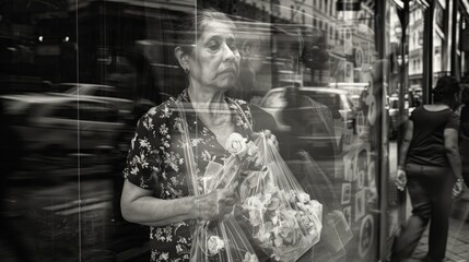 Obraz premium spontaneous moments on the street generative ai