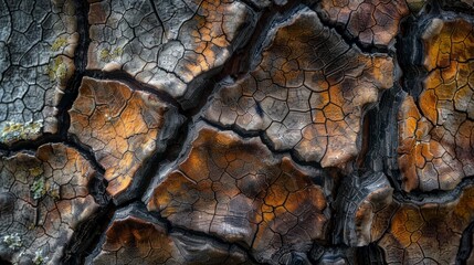 textures and details in nature generative ai