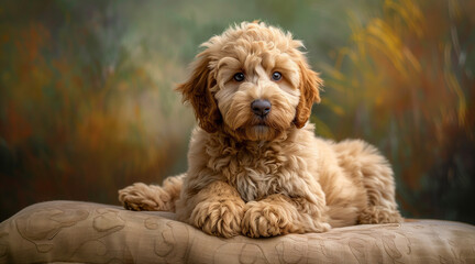 A Baby Labradoodle 