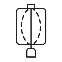 Light Medieval Office Line Icon