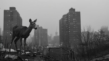wildlife in the city generative ai