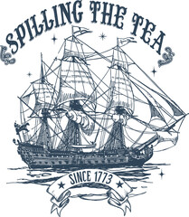 Spilling The Tea since 1773 svg, 4th of July svg, American freedom SVG, patriotic vector, Spilling The Tea since 1776 png