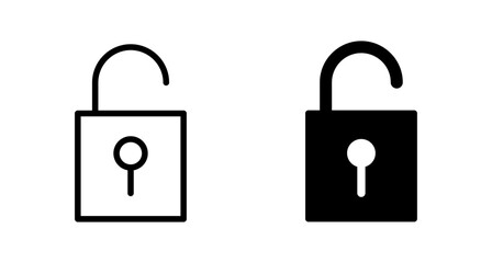Lock icon vector isolated on white background. Encryption icon. Security symbol. Secure. Private