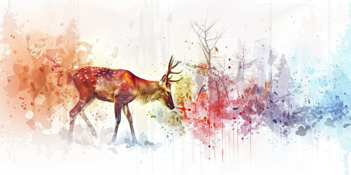 The Echo of Nature: The Animal in Echo Chamber and Diminished Voice - Picture an animal in an echo chamber, symbolizing its diminished voice and impact in scientific discourse