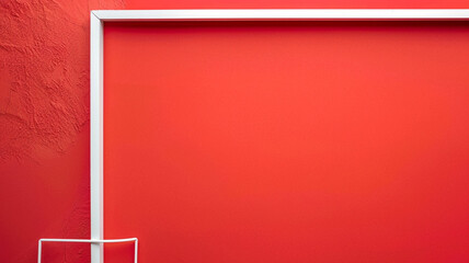 red background with white border - obrazy, fototapety, plakaty