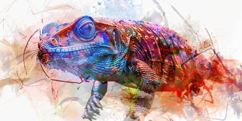 The Echo of Nature: The Animal in Echo Chamber and Diminished Voice - Picture an animal in an echo chamber, symbolizing its diminished voice and impact in scientific discourse