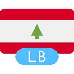 Naklejka premium Lebanon Icon
