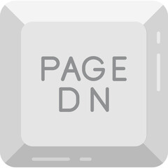 Page down key Icon