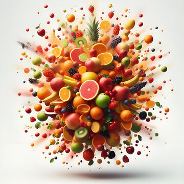 Explosi&oacute;n de Frutas 