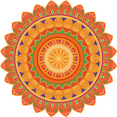Ornate round pattern
