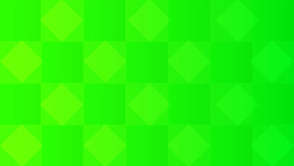 Gradient green squares and diamonds