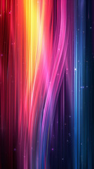 Abstract vibrant streaks of colorful light - Beautiful abstract image featuring streaks of multicolored light, creating a dynamic and vibrant visual effect that conveys energy and motion