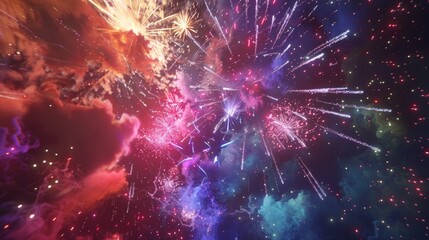 Mesmerizing Fireworks Display - Perfect for Celebrations