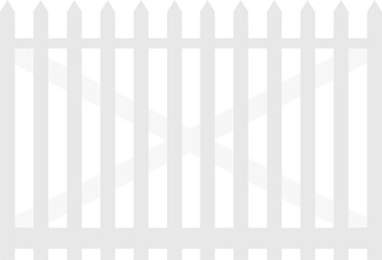 Picket fence Illustration 