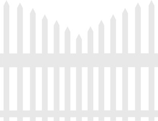 Picket fence Illustration 