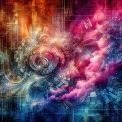 Color abstract background