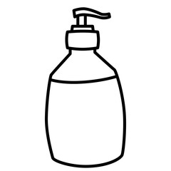Soap Bottle handdrawn doodle illustration