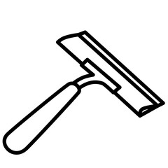 Squeegee handdrawn doodle illustration