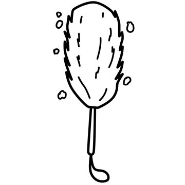 recommend clip art: Duster handdrawn doodle illustration