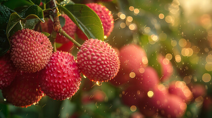 lychee in the garden