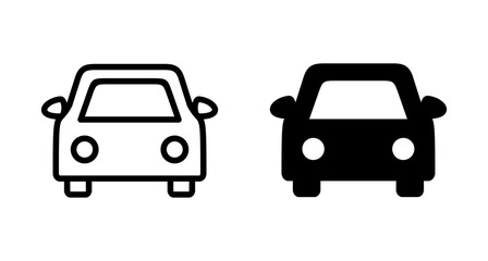 Car icon vector isolated on white background. Car icon vector.