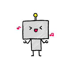 簡単ロボット(るんるん)