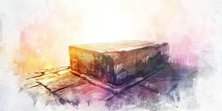 Cornerstone: The Foundation Stone and Building - Imagine Jesus as the cornerstone of a building, illustrating his role as the foundation of faith. 