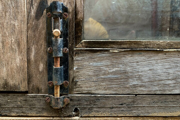 Locked old window latch.