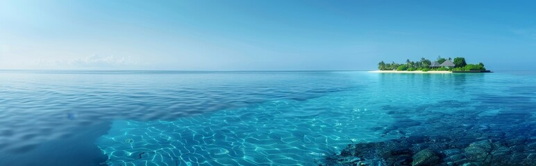 Fototapeta premium small island in the sea