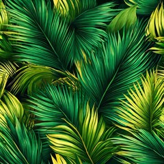 Obraz premium Natural palm tree leaf isolated on background