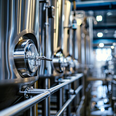 Naklejka premium Manufacturing Unit Insights: A Guide to Industrial Tanks and Their Uses