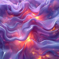 Fototapeta premium Abstract Fluid Background in Blue and Lime Green with Translucent Glass-like Colors. Stylish and Fashionable Neon Lights and Fluorescent Theme. 4K wallpaper,HD background image