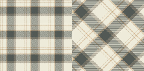 Vector checkered pattern or plaid pattern . Tartan, textured seamless twill for flannel shirts, duvet covers, other autumn winter textile mills. Vector Format