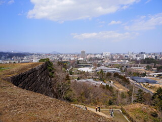 Aoba Castle, also known as Sendai Castle, was built by Date Masamune in 1602 and was the base of the powerful Date clan in the Edo Period