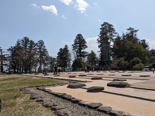Aoba Castle, also known as Sendai Castle, was built by Date Masamune in 1602 and was the base of the powerful Date clan in the Edo Period